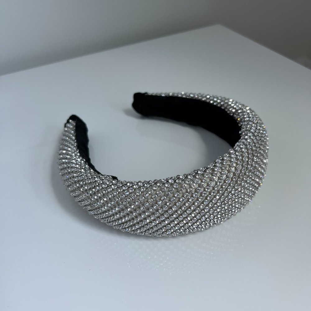ZARA Headband with embroidered crystals
